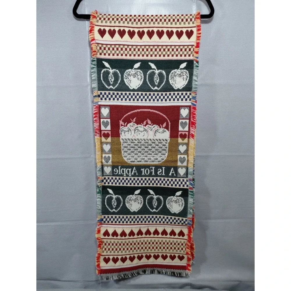 A Is For Apple Tapestry Table Runner 14